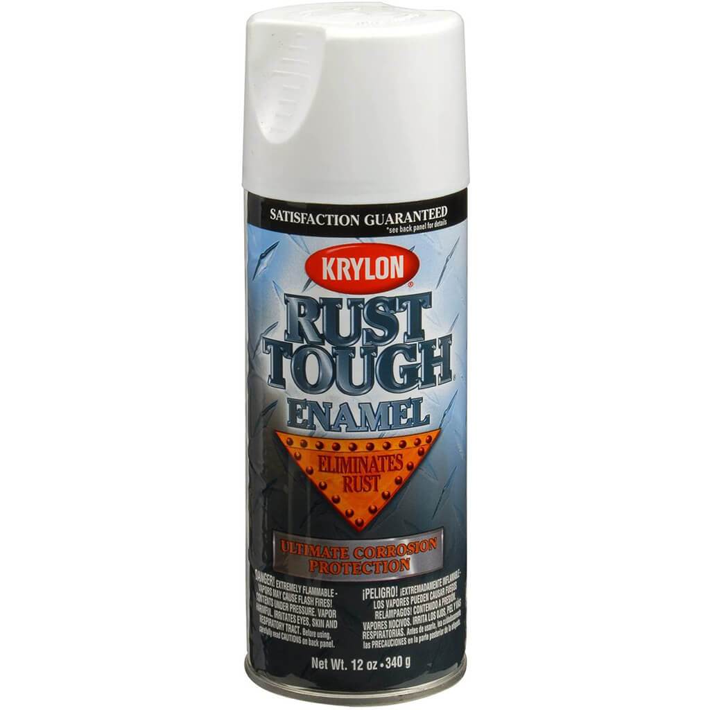 Rust Tough Flat White Rust Preventive Enamel 12oz