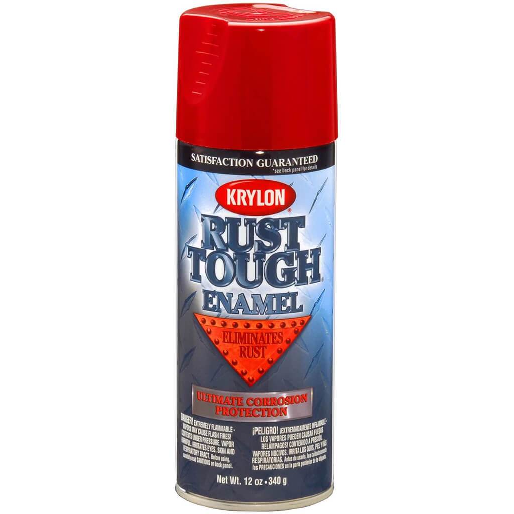 Rust Tough Radiant Red Gloss Spray Paint 12oz