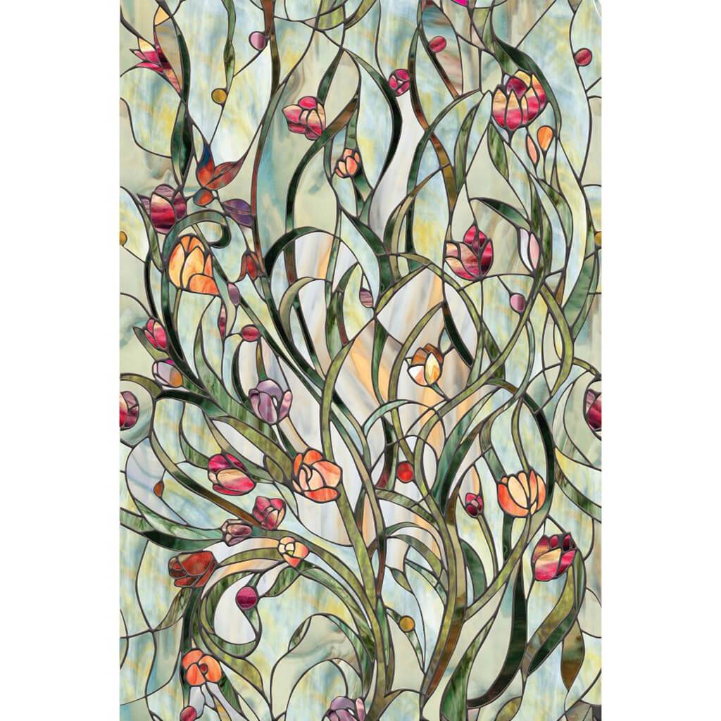 Artscape Spanish Garden Window Film, 24In X Window Film – 36 in