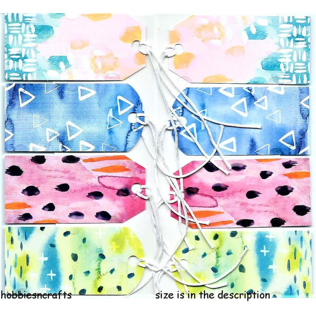 Jolee'S Boutique 3-D Embellishments Watercolour Pattern Tags