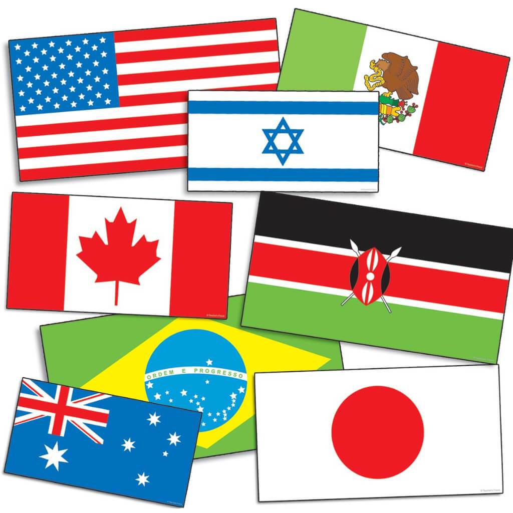 International Flags Accent Punch-Outs