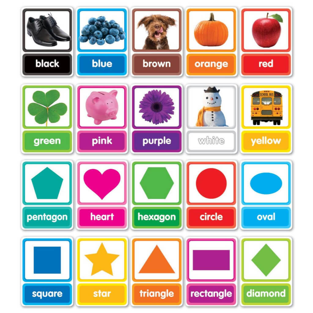 Colors &amp; Shapes in Photos Bulletin Board