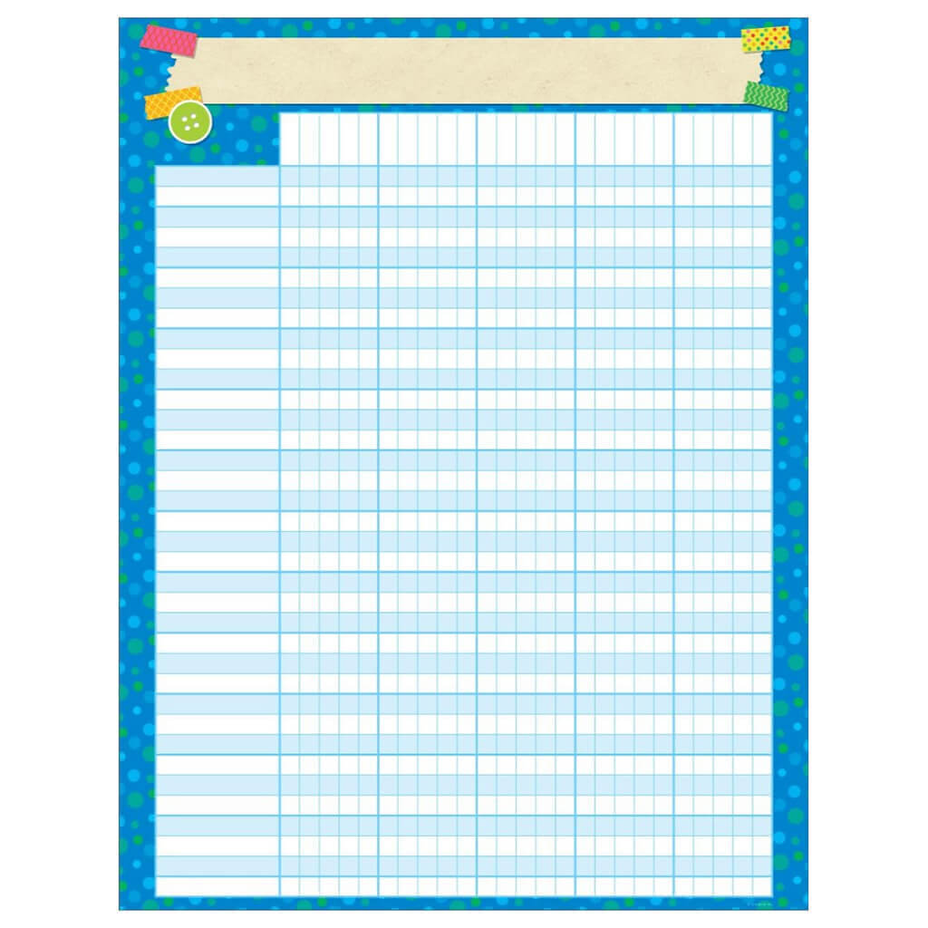 Tape It Up! Incentive Chart