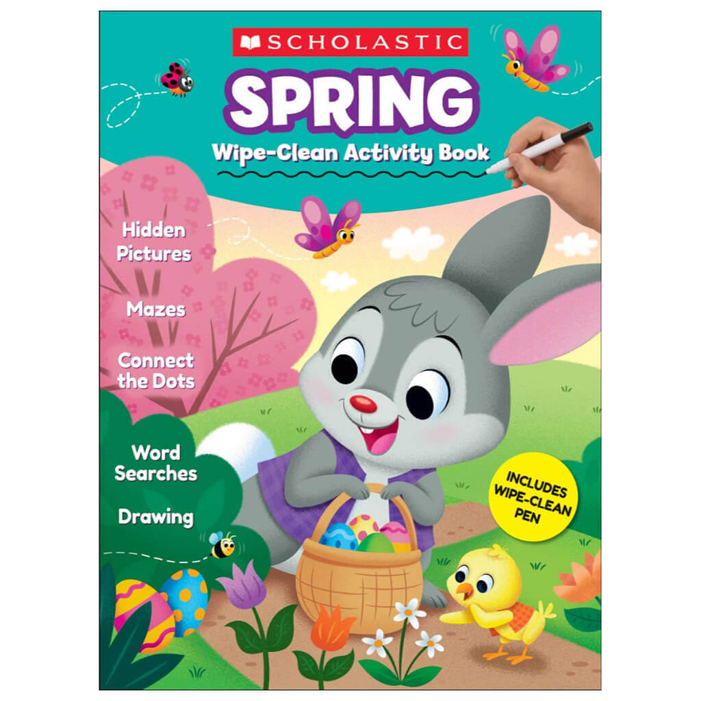 Spring Wipe-Clean Activity Book