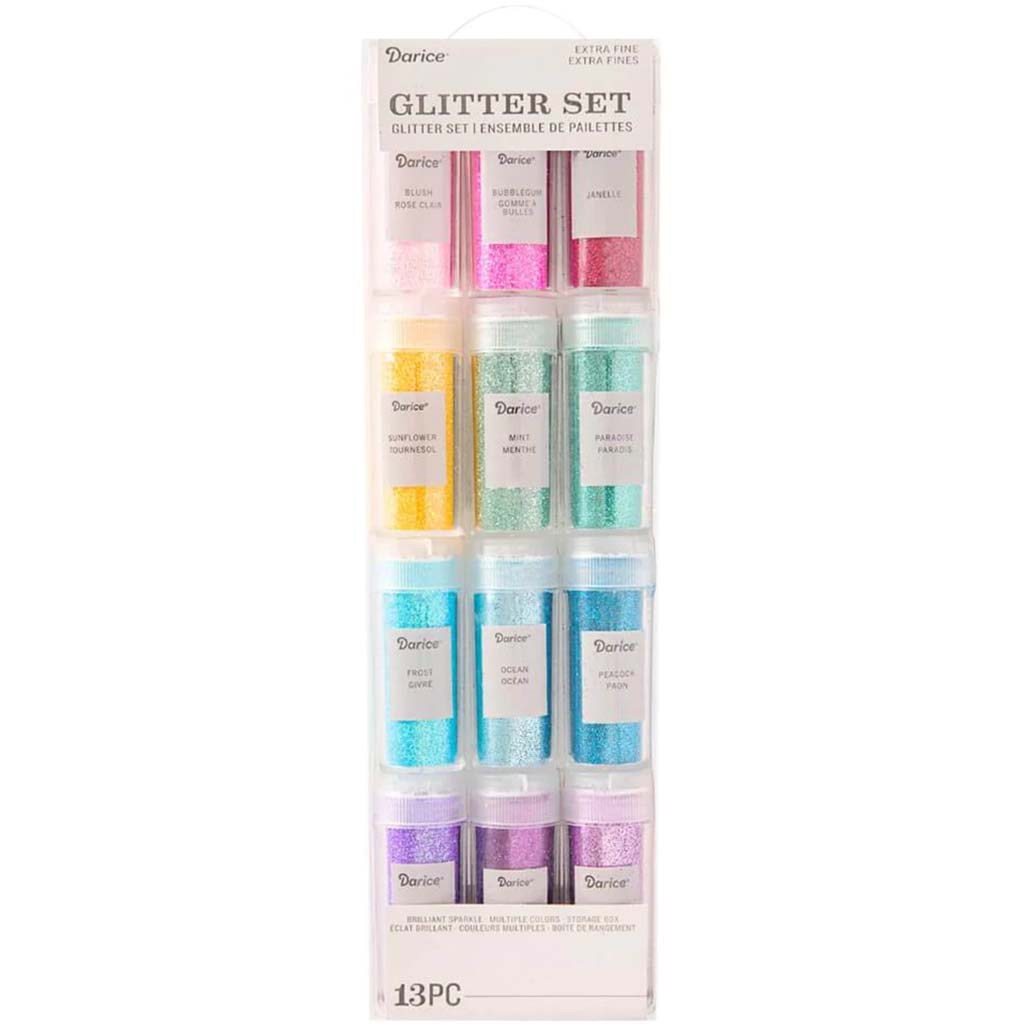 Extra Fine Glitter Set: Assorted Colors