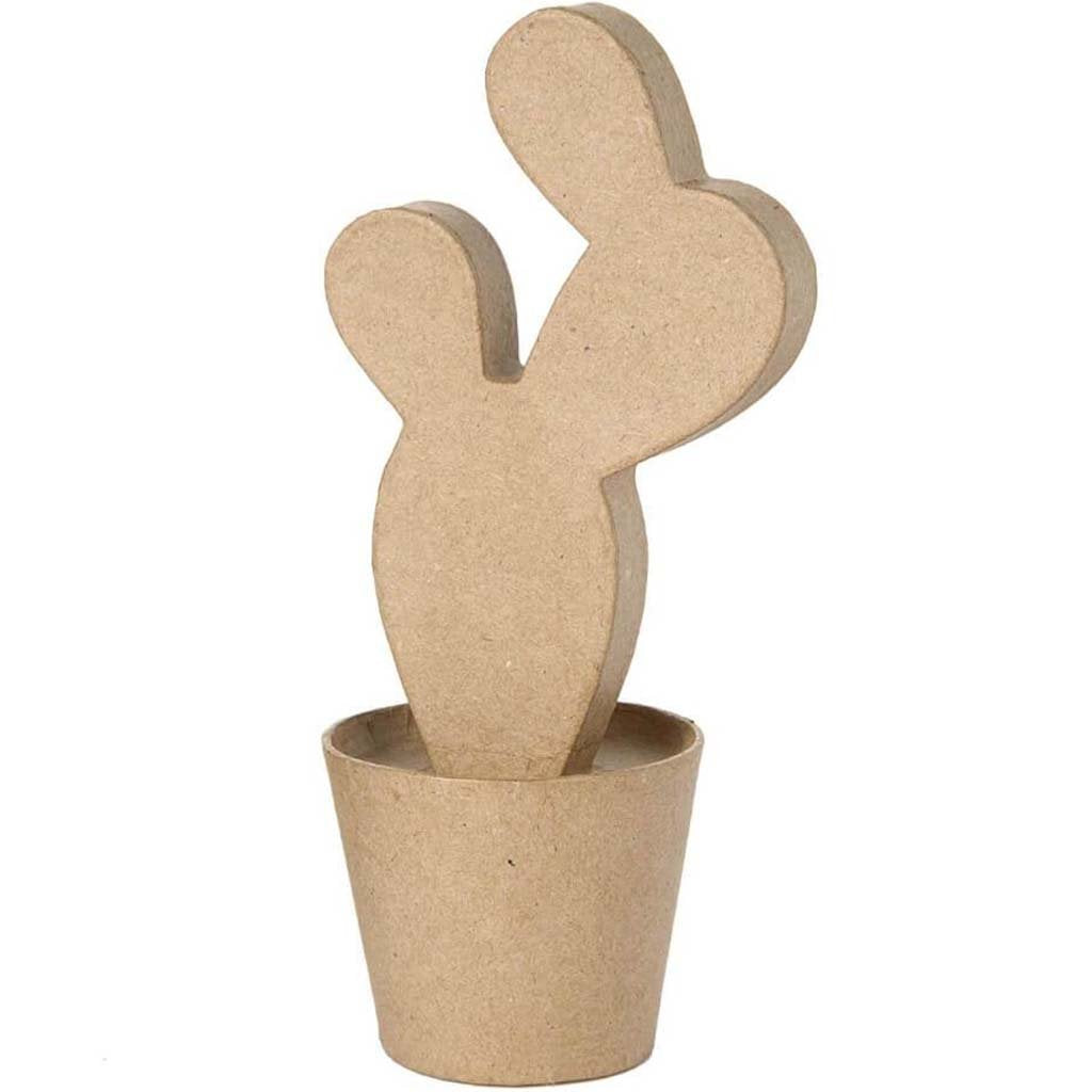 Paper Mache Prickly Pear: 7.5 Inches