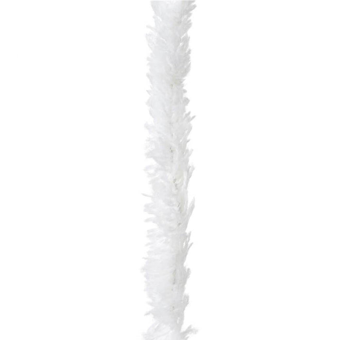 White Wired Yarn Trim: 2 Yards