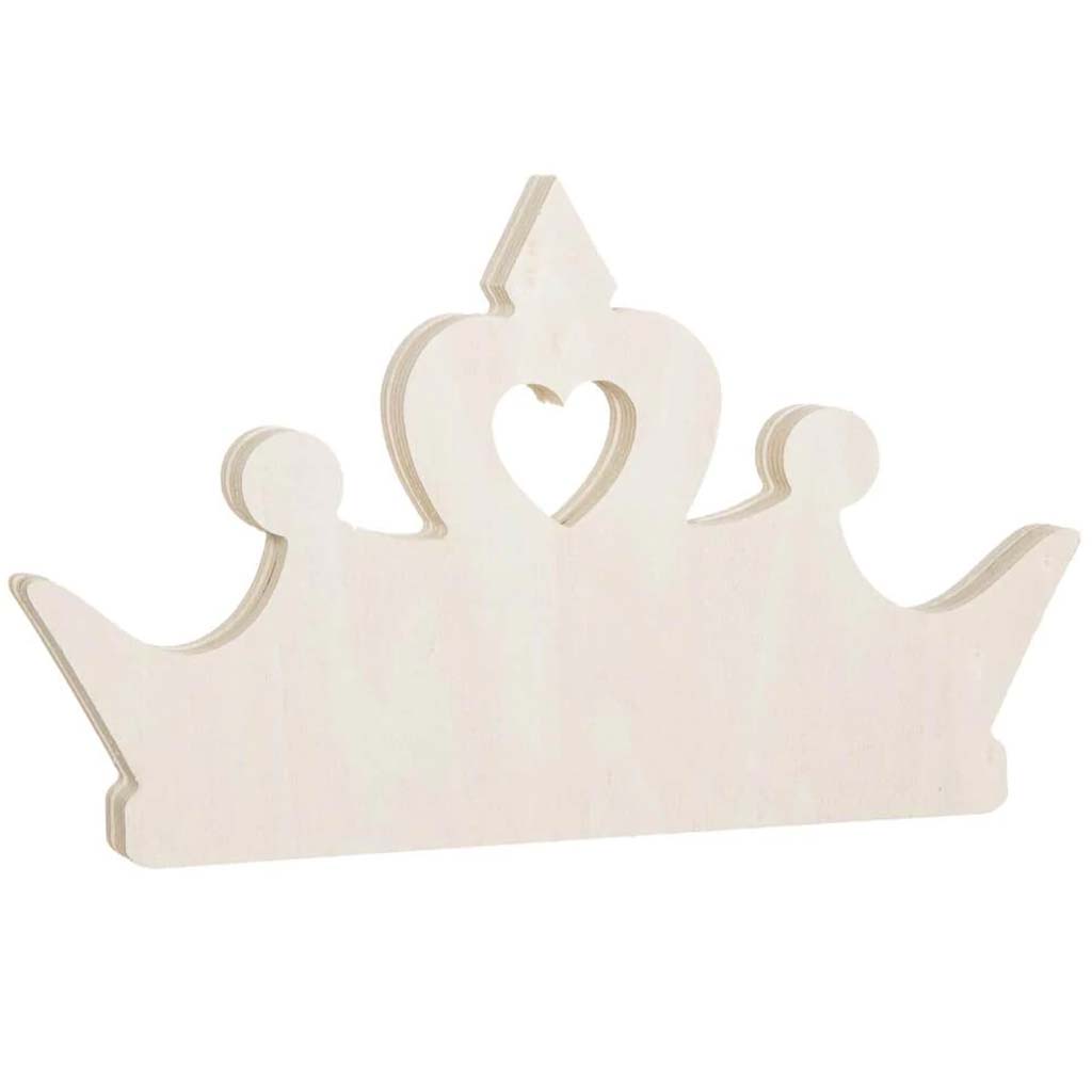 Tiara Standing Wood Shape: 7.5 x 4.5 Inches