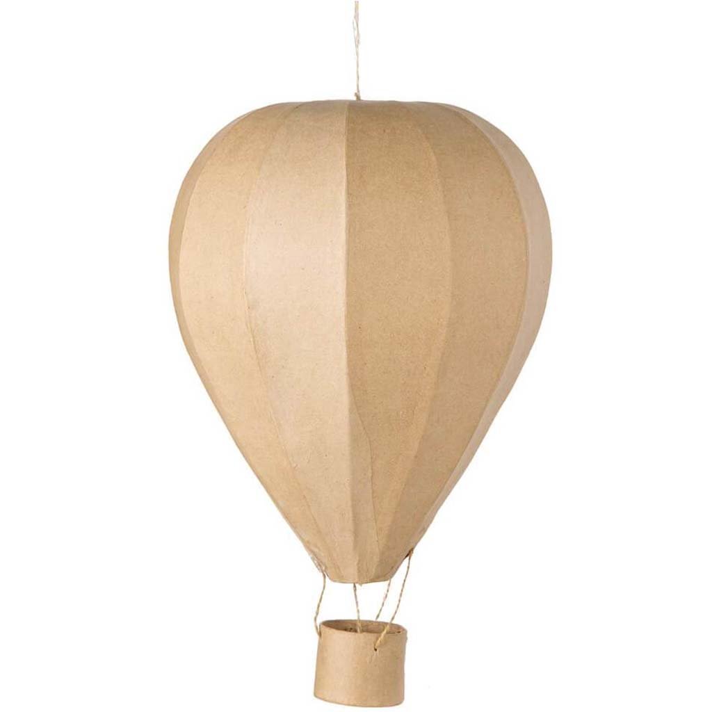 Paper Mache Hot Air Balloon: 17 Inches