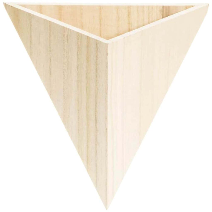 Unfinished Wood Container: 8.75 x 9 Inches