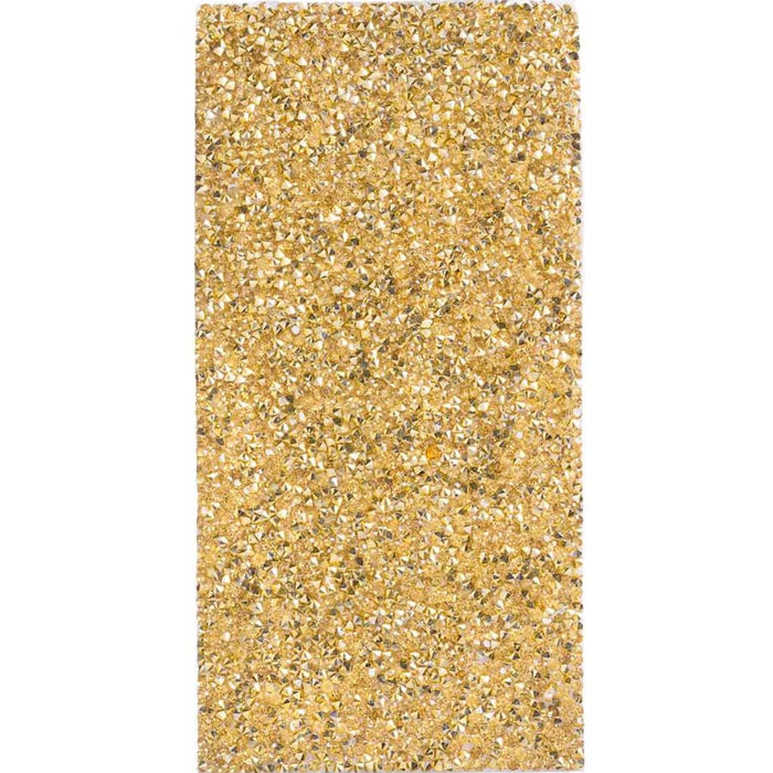 Crackled Gem Sticker Sheet: Gold, 3.5 x 7 Inches