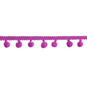 Mini Pom Pom Garland: 0.5 Inches x 2 Yards