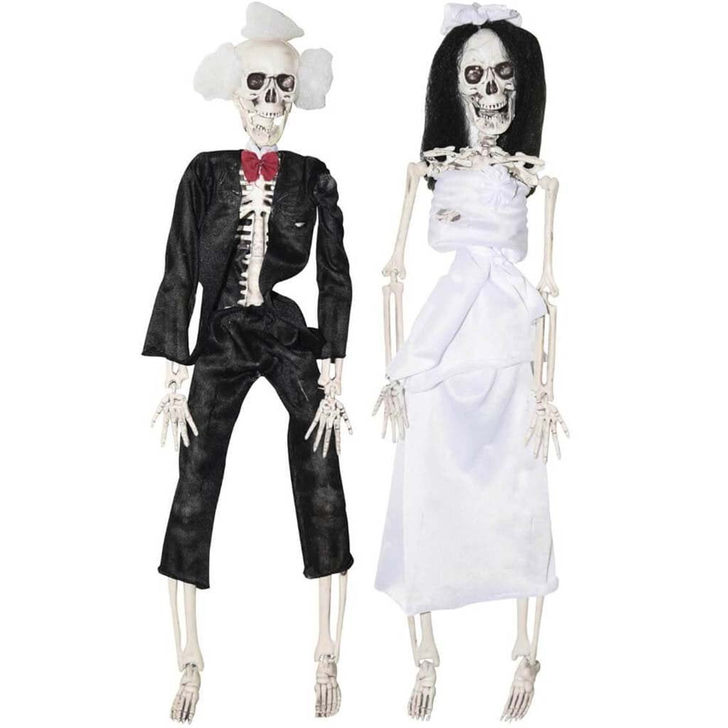 Hanging Costumed Skeleton: 3.75 x 16 Inches, 2 Assorted Styles