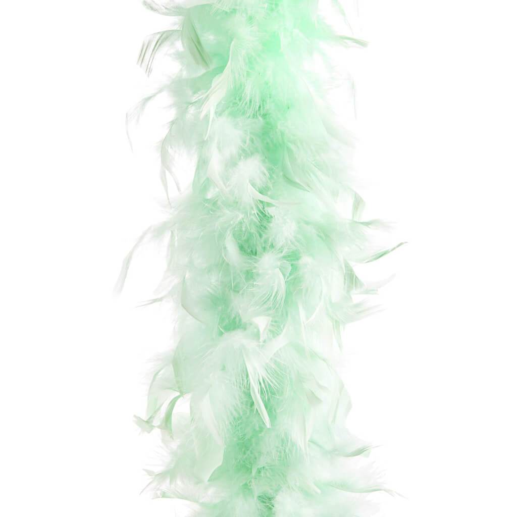 Mint Green Chandelle Boa: 6 Feet