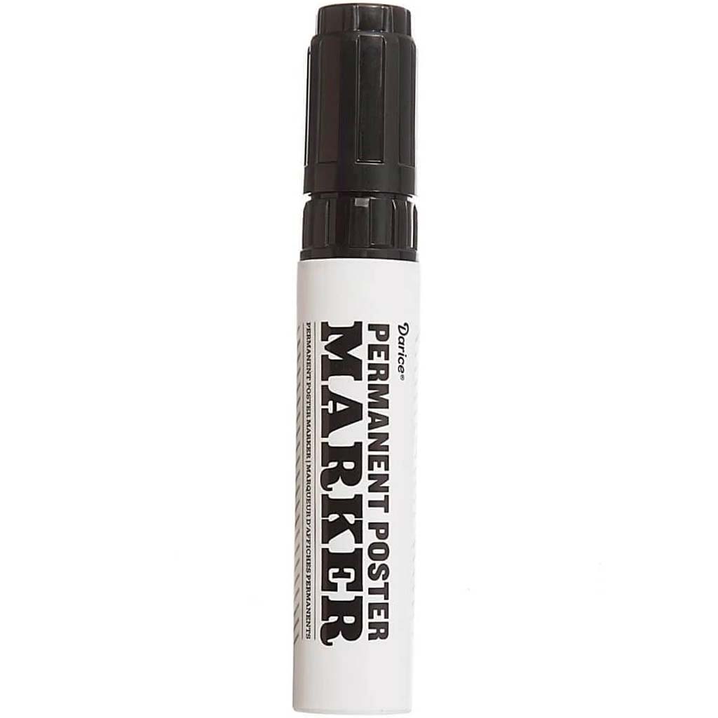 Jumbo Marker: Chisel Tip, Black