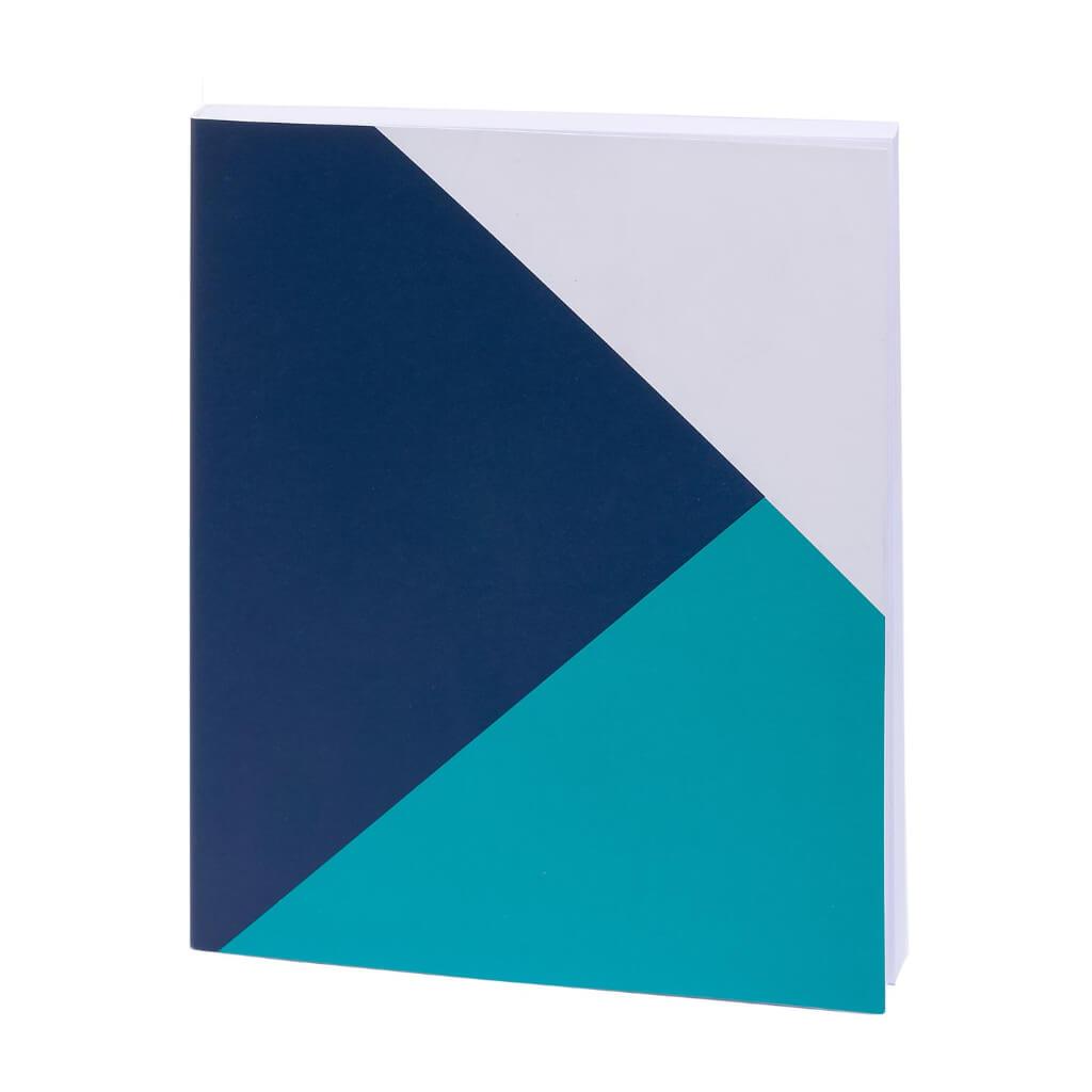 Softcover 6 x 8 Notebook: Patched Colorblock