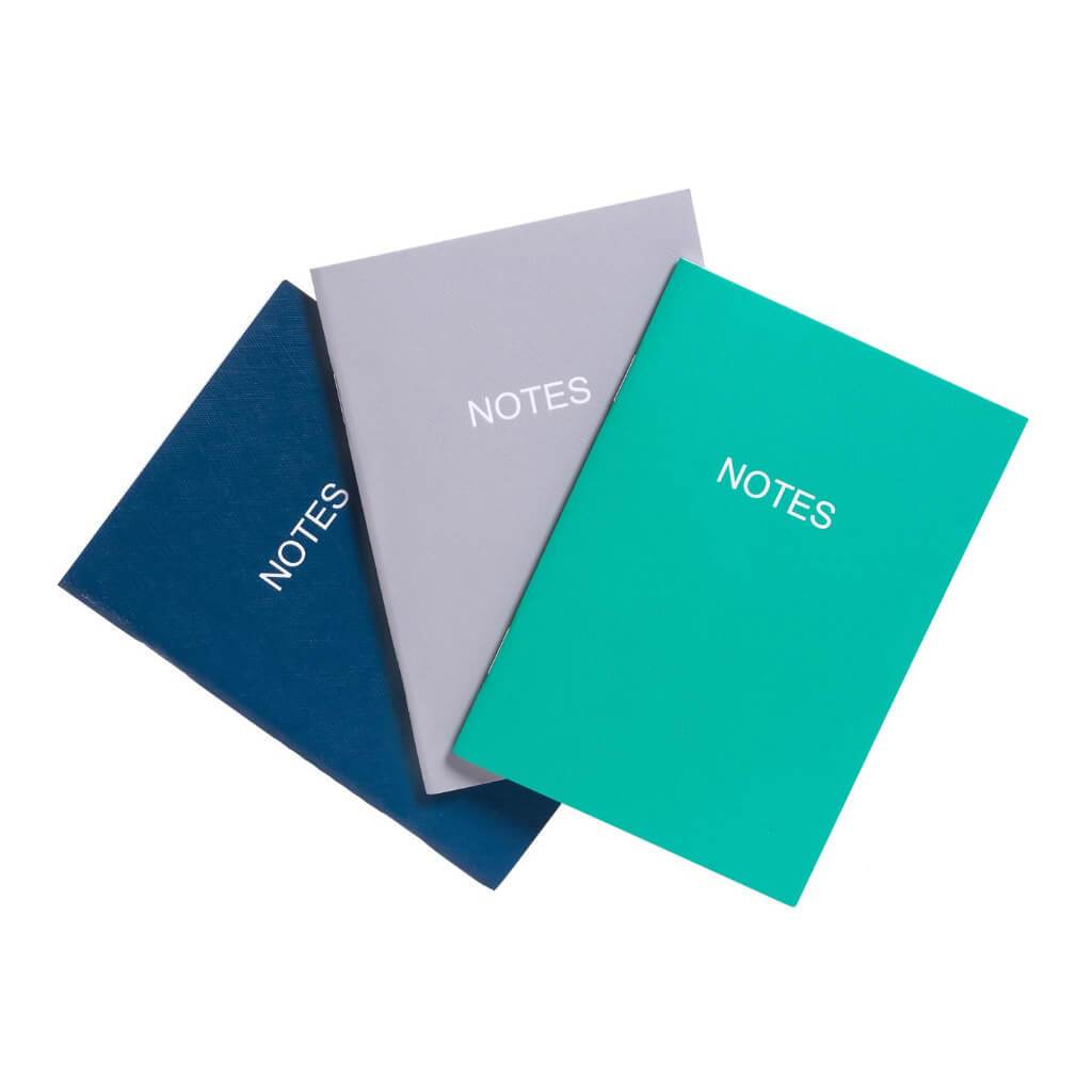 3.5 x 5 Pocket Notebooks: Assorted Softcover 3 Pack