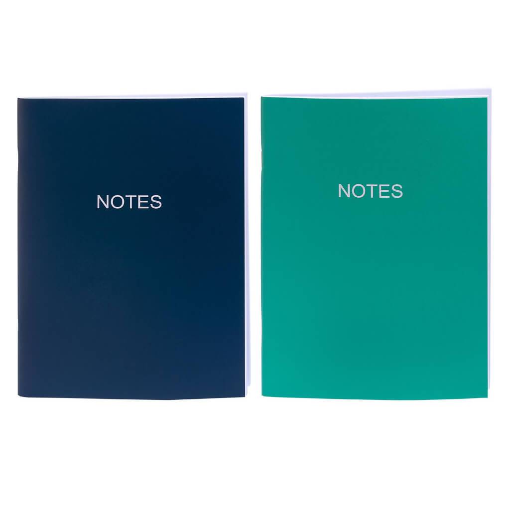 Softcover 6 x 8 Notebooks: Solid Color 2 Pack