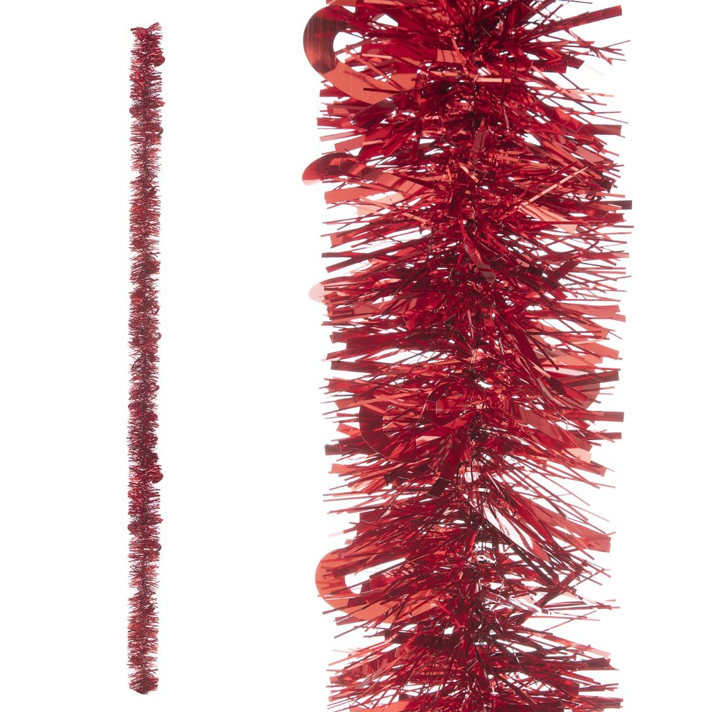 Tinsel Valentine&#39;s Day Garland with Hearts: 9 Feet, 2 Assorted Colors