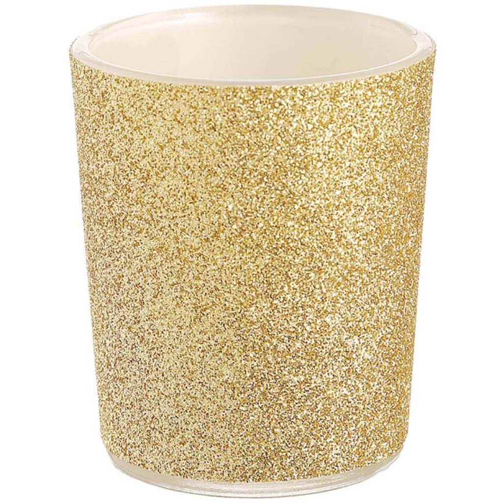 David Tutera Glitter Votive Candle Holder 1.75 x 2.38in