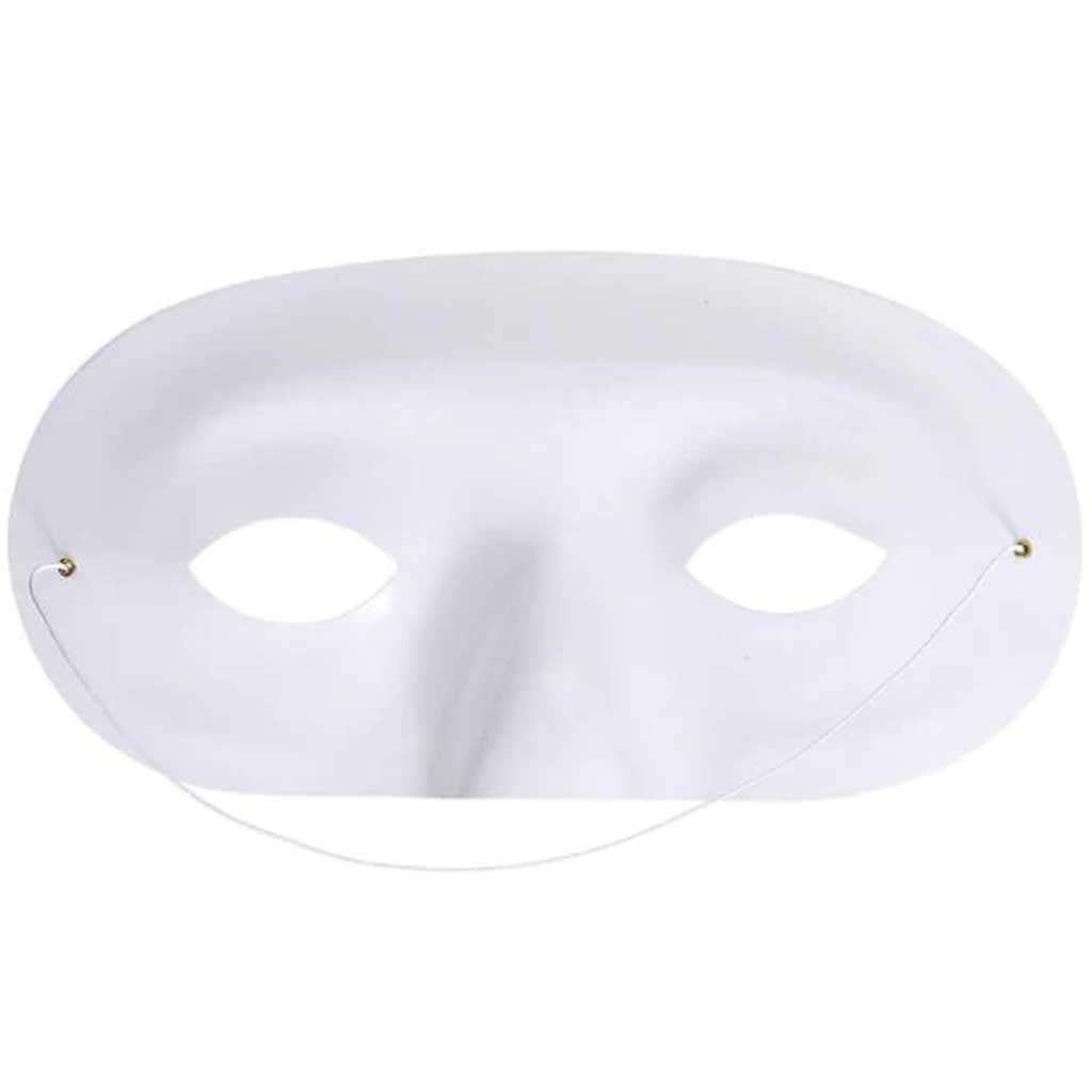 White Eye Mask: White, 8 x 4 Inches, 3 Pieces