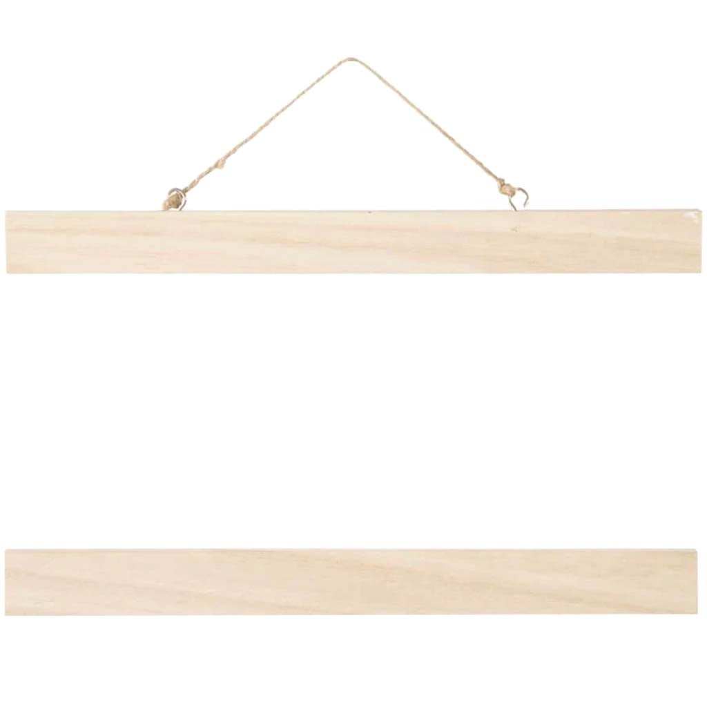 Unfinished Wood Poster Hanger: 11 Inches, 2 Pack