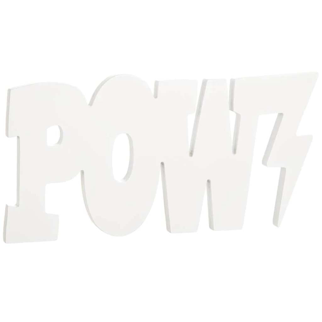 Pow Wood Shape: 12 x 6 Inches