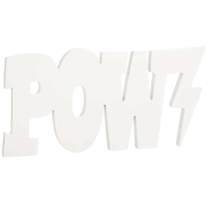 Pow Wood Shape: 12 x 6 Inches