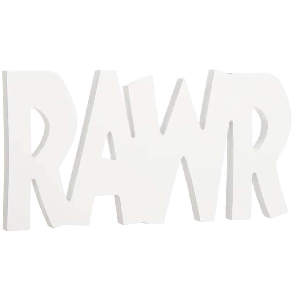 Rawr Wood Shape: 12 x 6 Inches