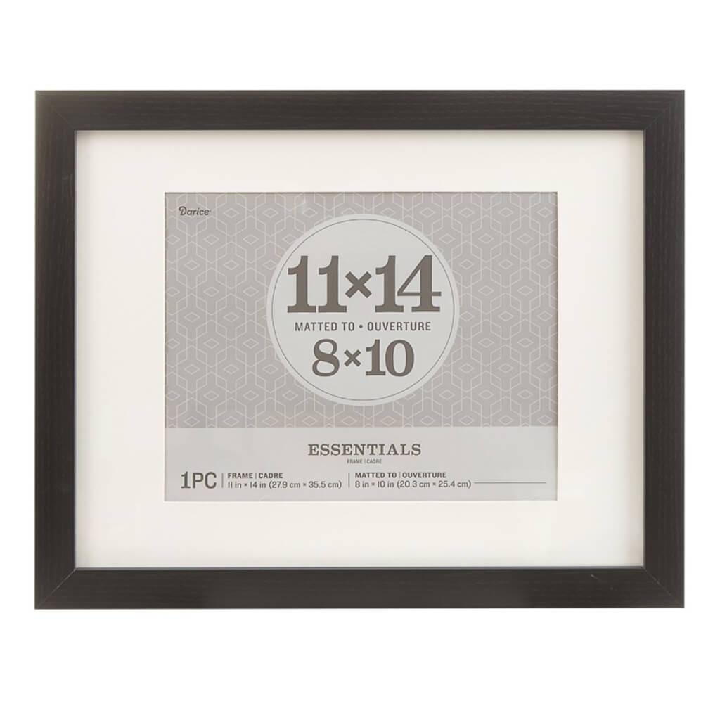 Essentials Black Picture Frame: 11 x 14 Inches