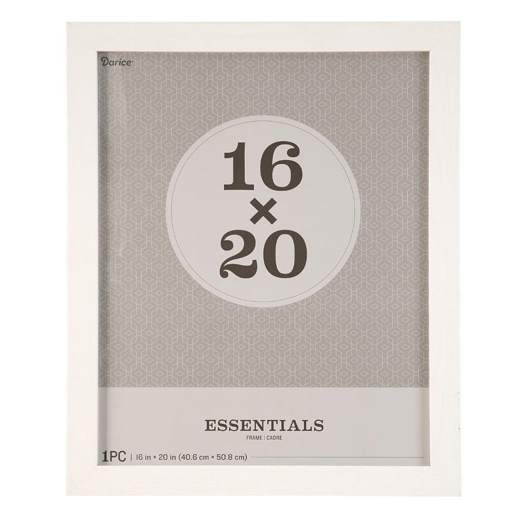 Essentials White Picture Frame: 16 x 20 Inches