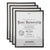 Essentials 8.5 x 11 Document Frames: Modern, 4pcs