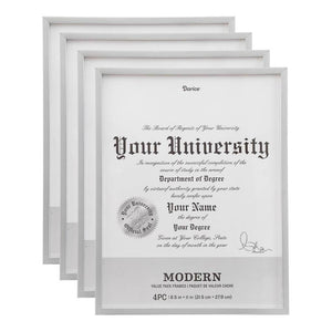 Essentials 8.5 x 11 Document Frames: Modern, 4pcs