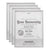 Essentials 8.5 x 11 Document Frames: Modern, 4pcs