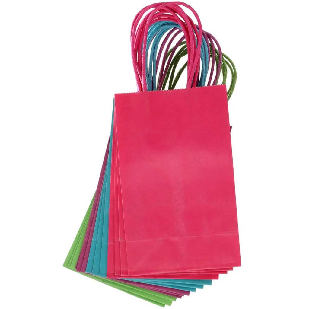 Small Gift Bag: Bright, 5 x 8 Inches, 13 Pieces