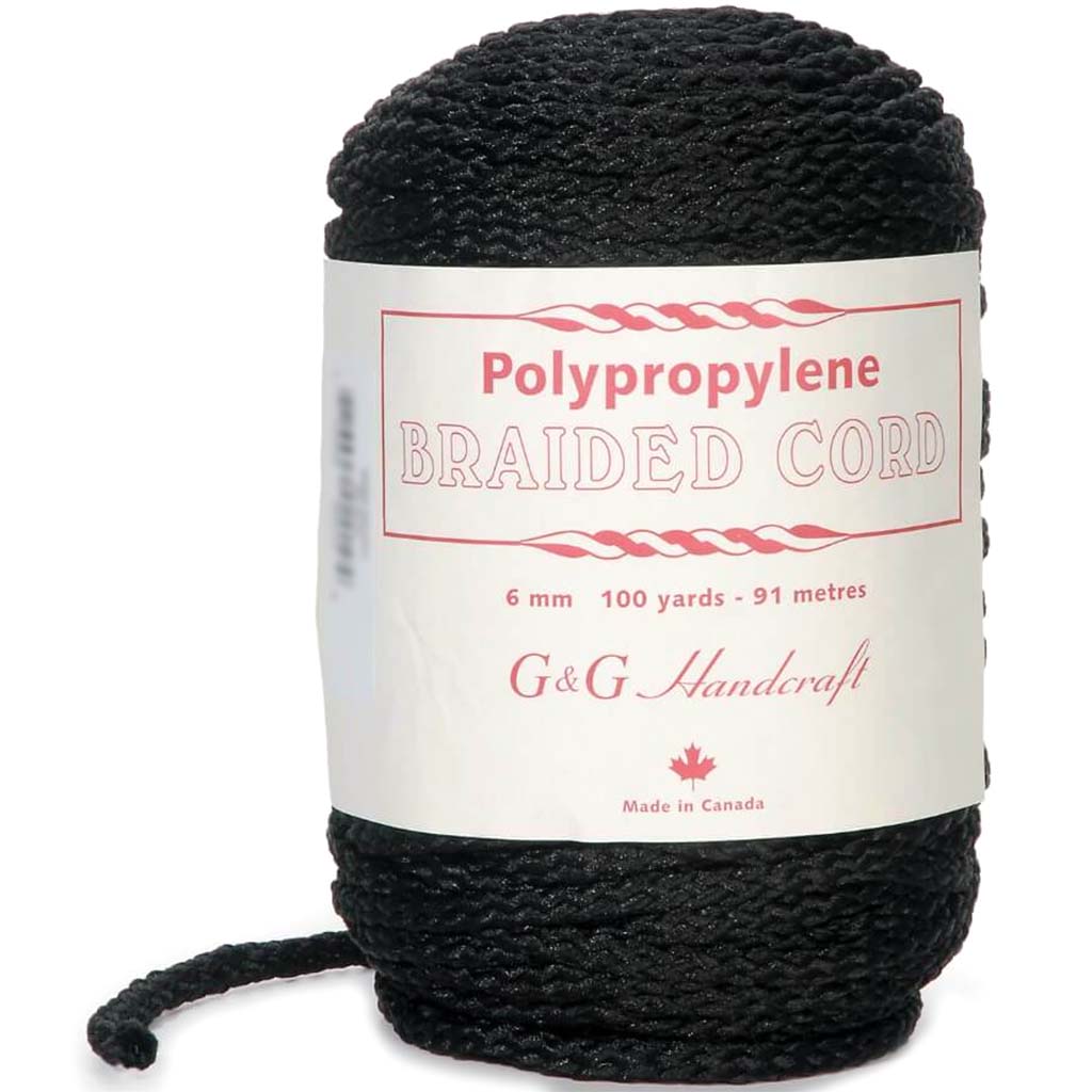 Braided Macrame Cord 6mm 100yd