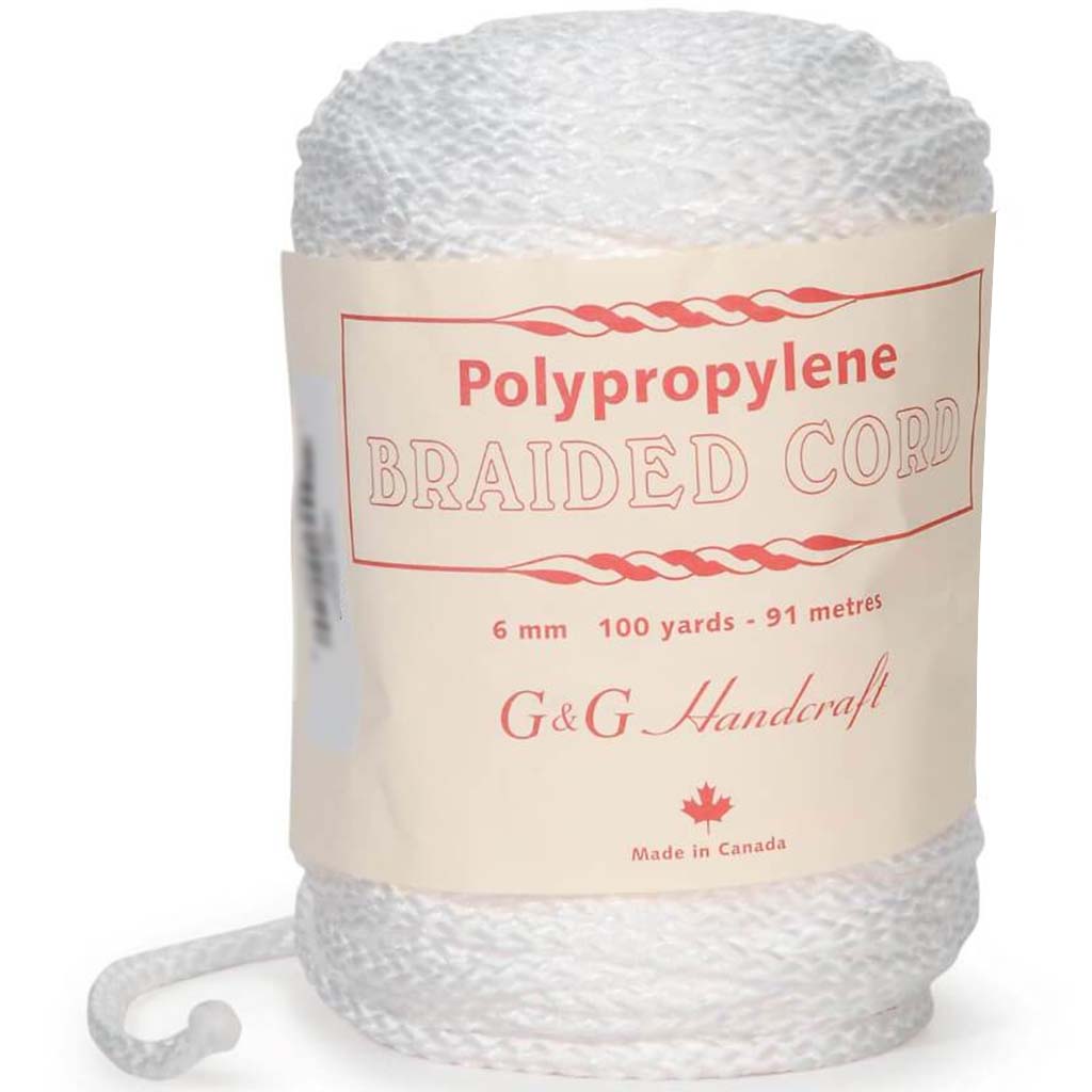 Braided Macrame Cord 6mm 100yd