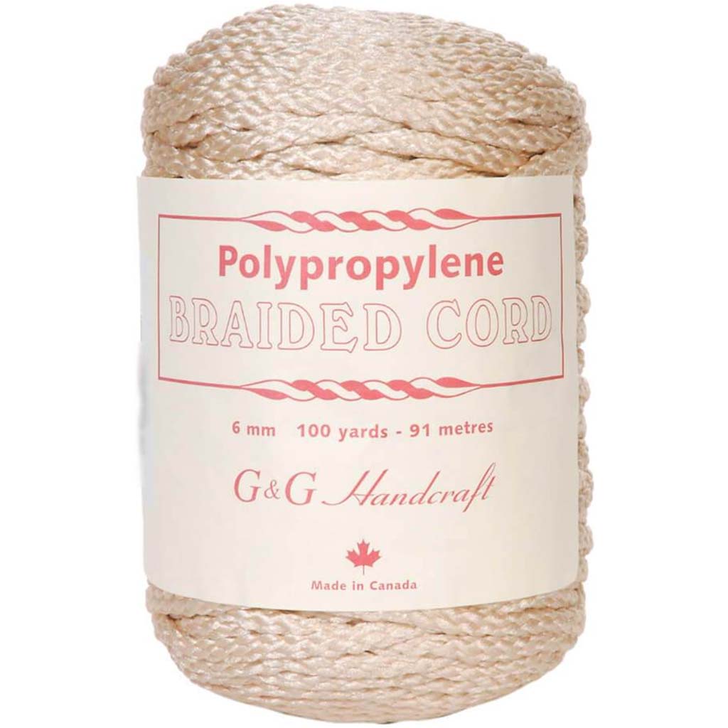 Braided Macrame Cord 6mm 100yd