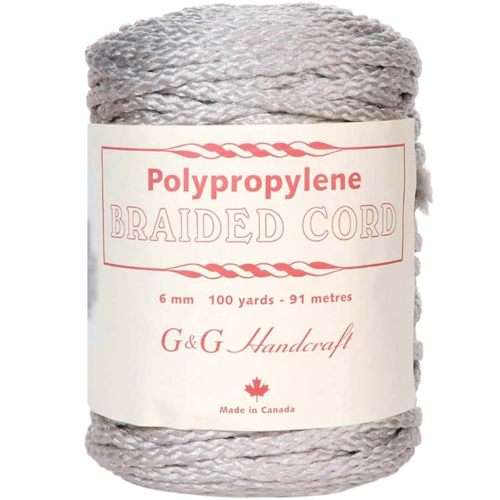 Braided Macrame Cord 6mm 100yd