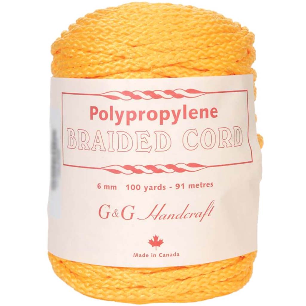 Braided Macrame Cord 6mm 100yd