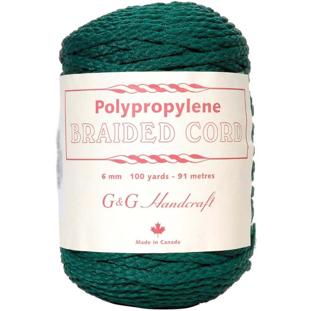 Braided Macrame Cord 6mm 100yd