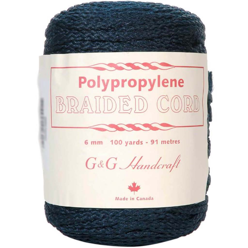 Braided Macrame Cord 6mm 100yd