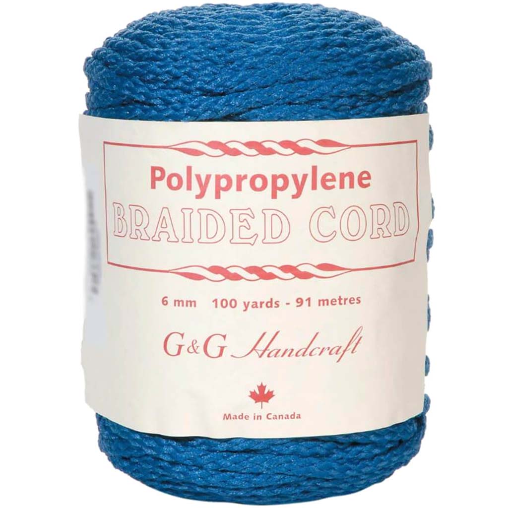 Braided Macrame Cord 6mm 100yd