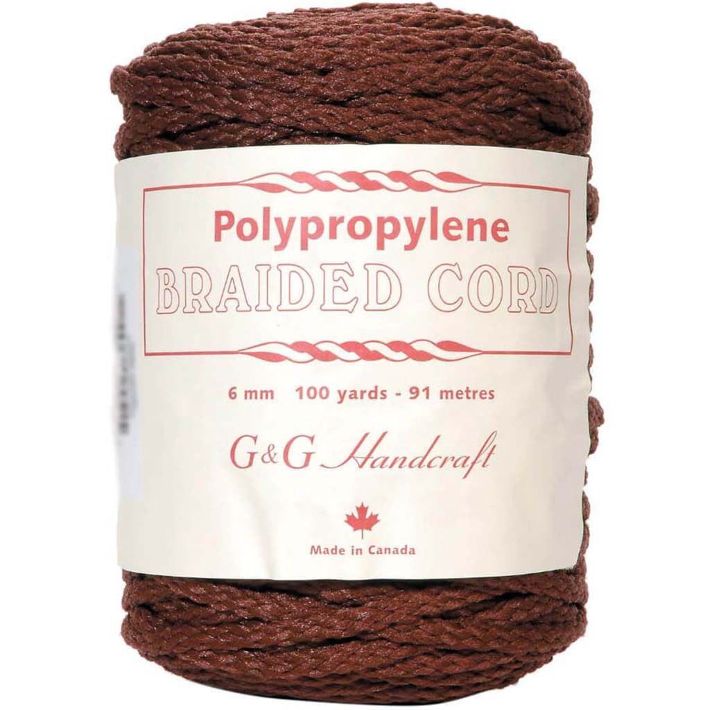 Braided Macrame Cord 6mm 100yd