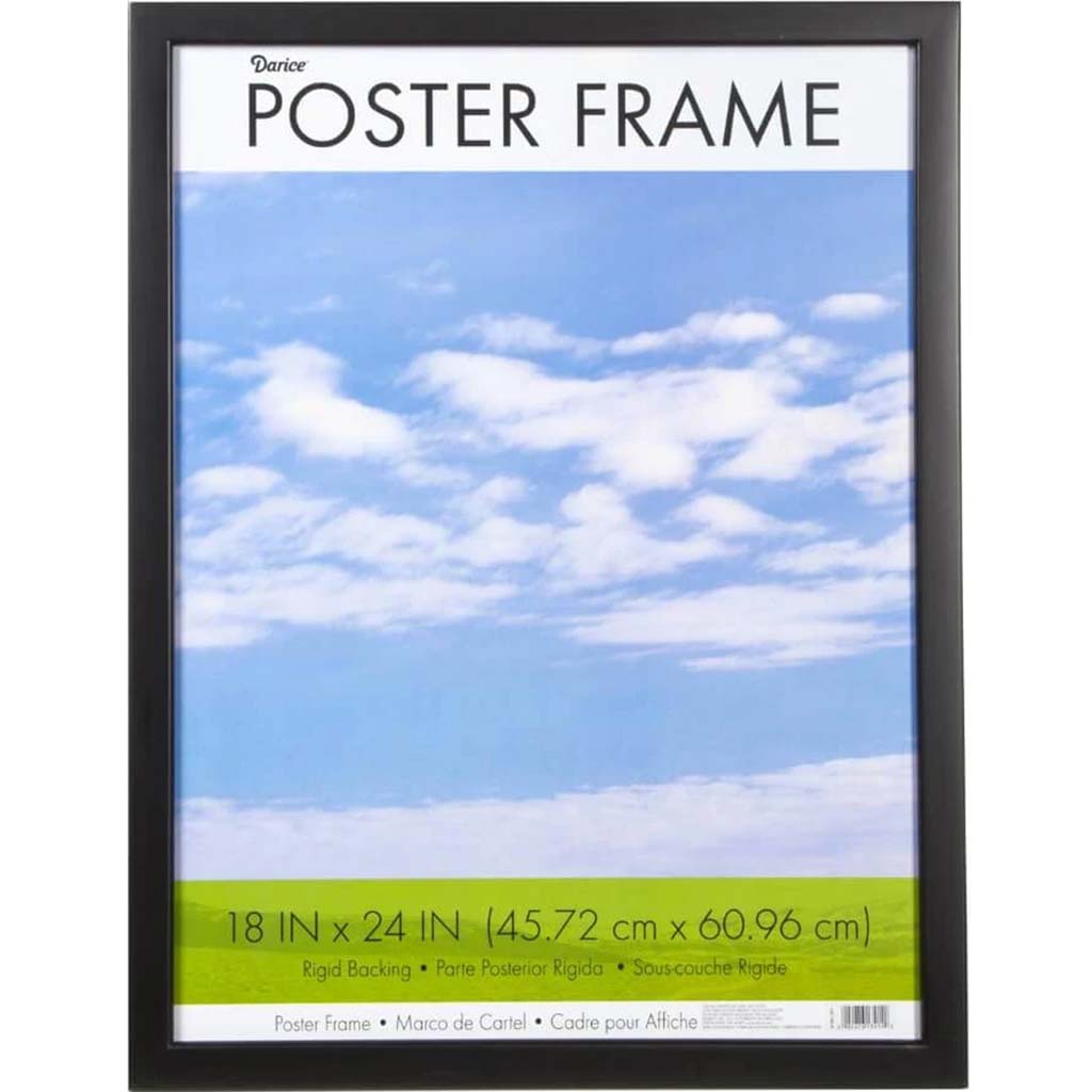 18 x 24 Poster Frame: Narrow, Black