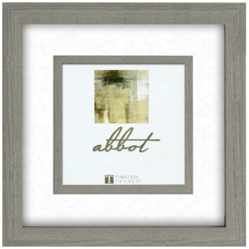 Frame Abbot Gray 8in x 8in