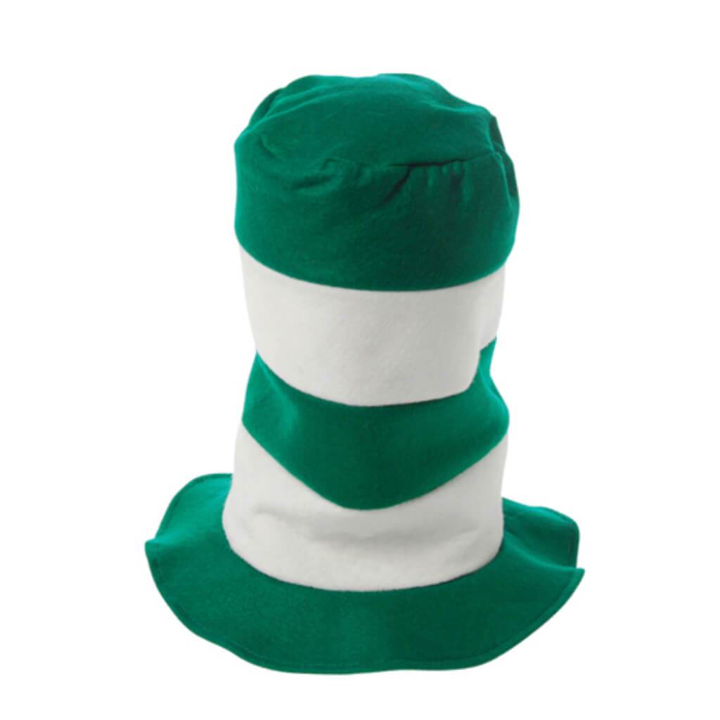 STOVE TOP HAT GREEN &amp; WHITE 