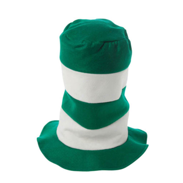 STOVE TOP HAT GREEN & WHITE 