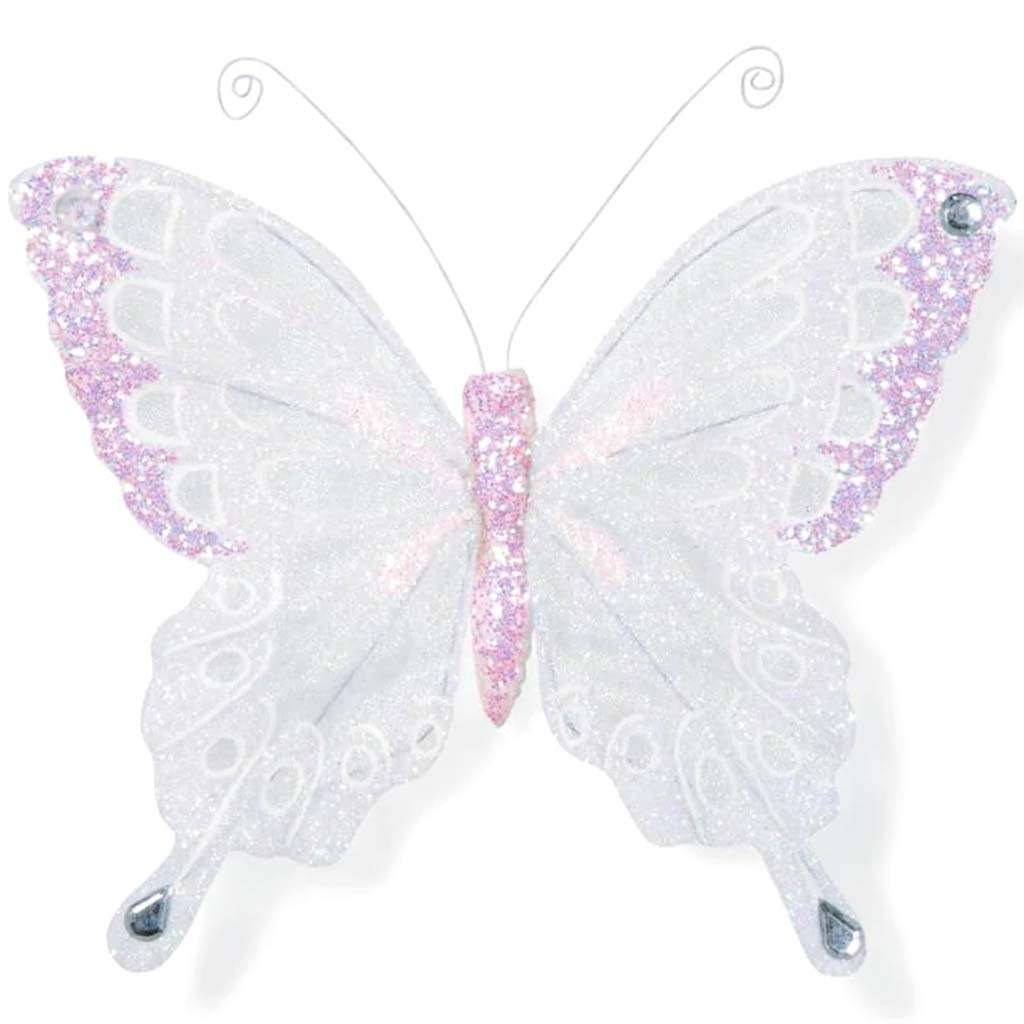 Butterfly Sheer White 7.5in