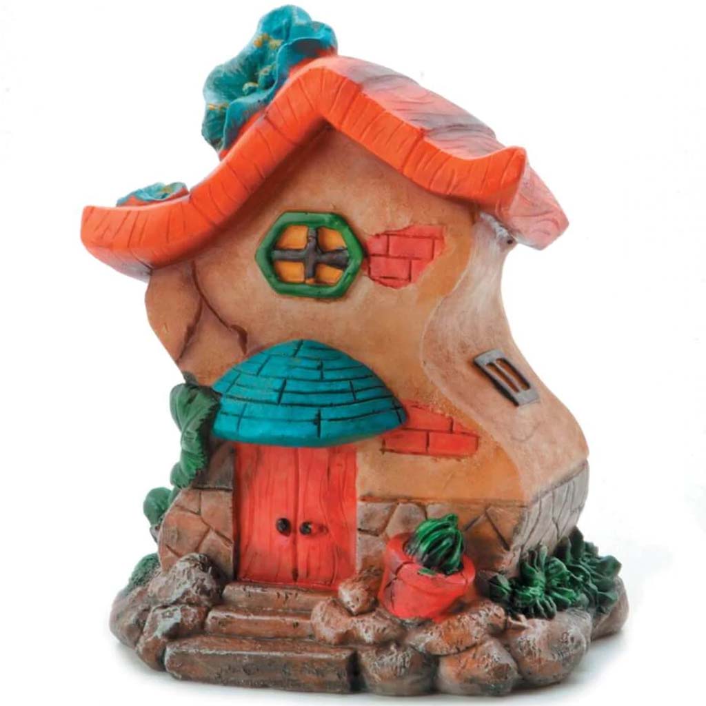 Yard And Garden Minis Resin Large Fairy House 4.75in x 6in